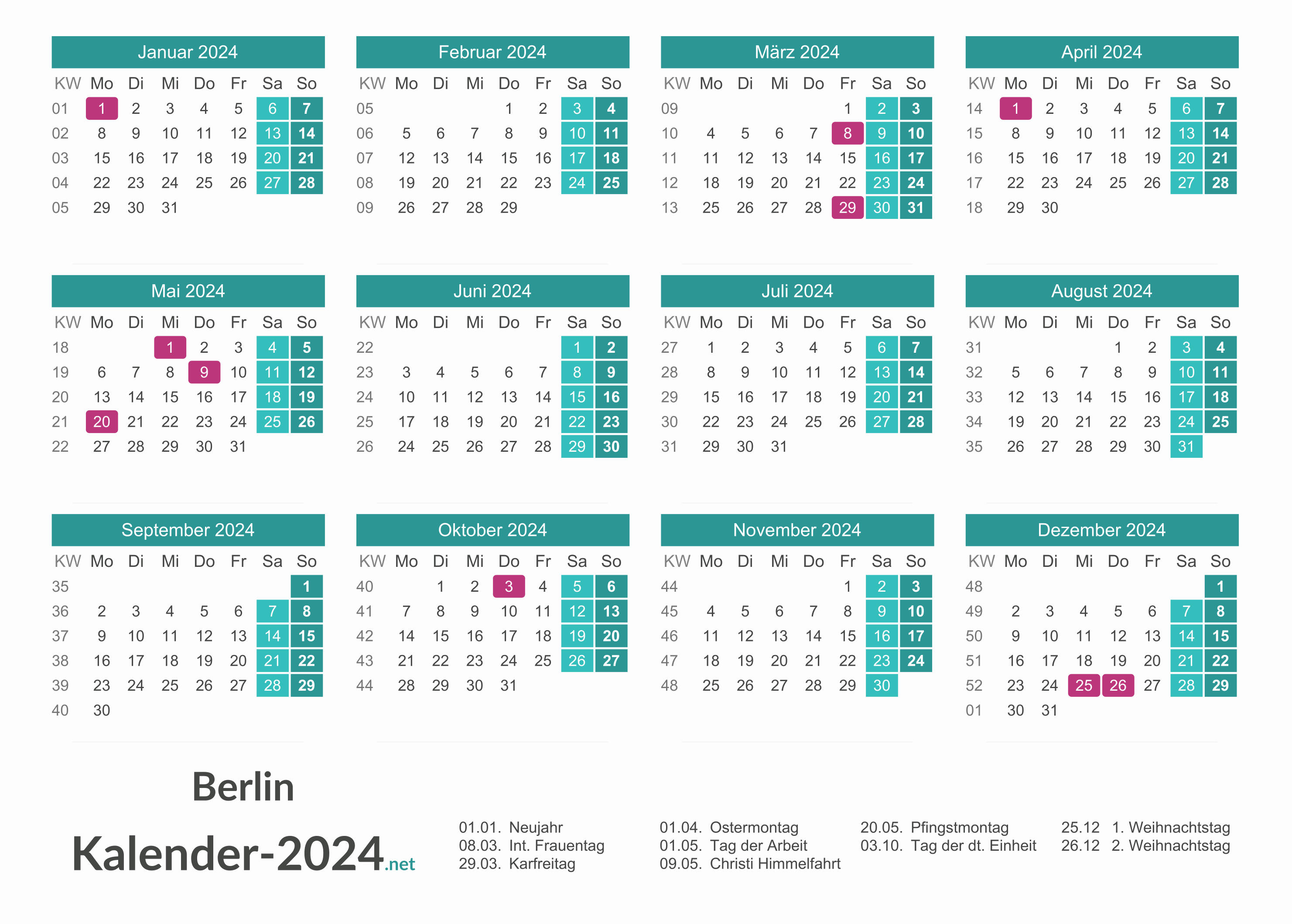 FEIERTAGE Berlin 2024