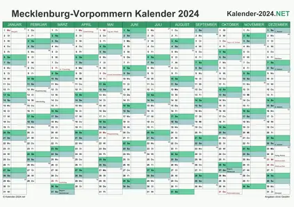 Meck-Pomm Kalender 2024 Vorschau
